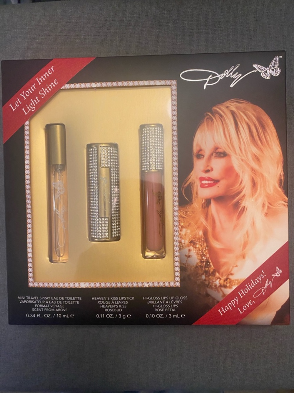 Dollcake Lip & Fragrance Gift Set - Gold and Rose